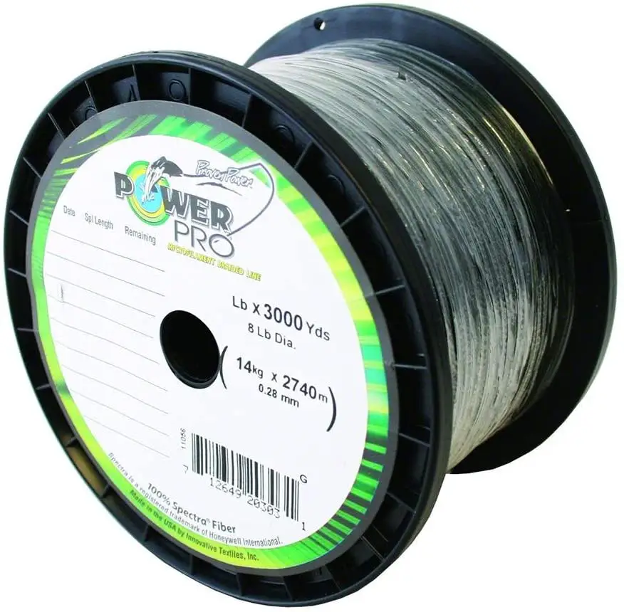 Power Pro Fiber Line Spectra Fiber Braided - Best Line for Ultra-Light Spinning Reel