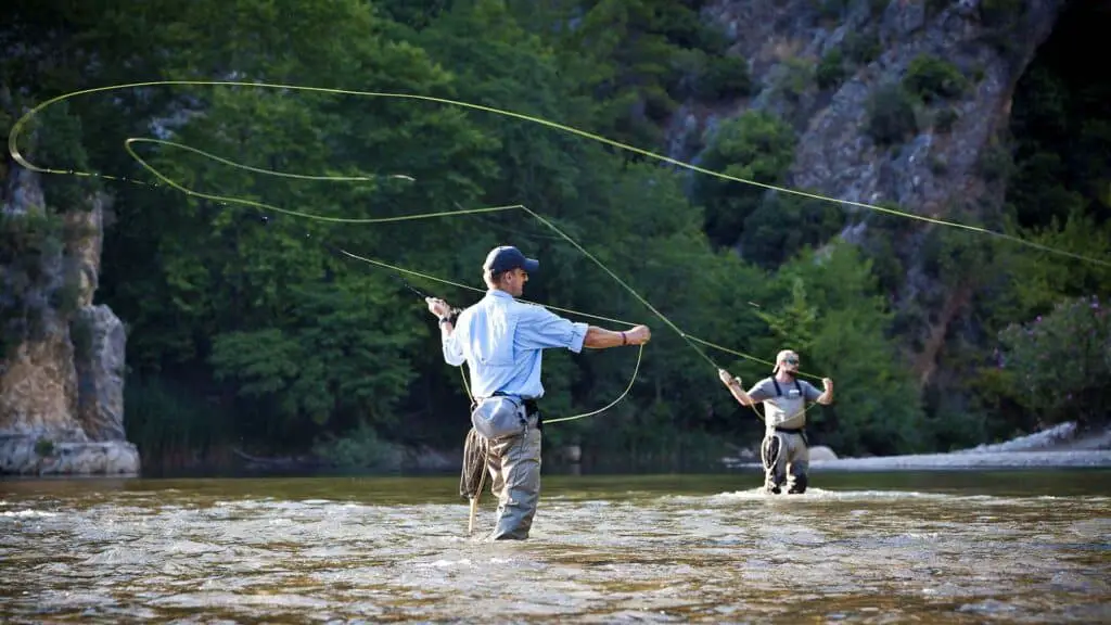 fly fishing casting